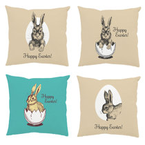 easter bunny cushions