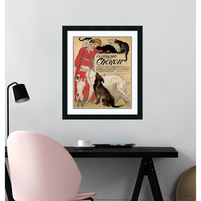 Clinique Cheron Théophile Alexandre Steinlen Art Nouveau Dogs Poster