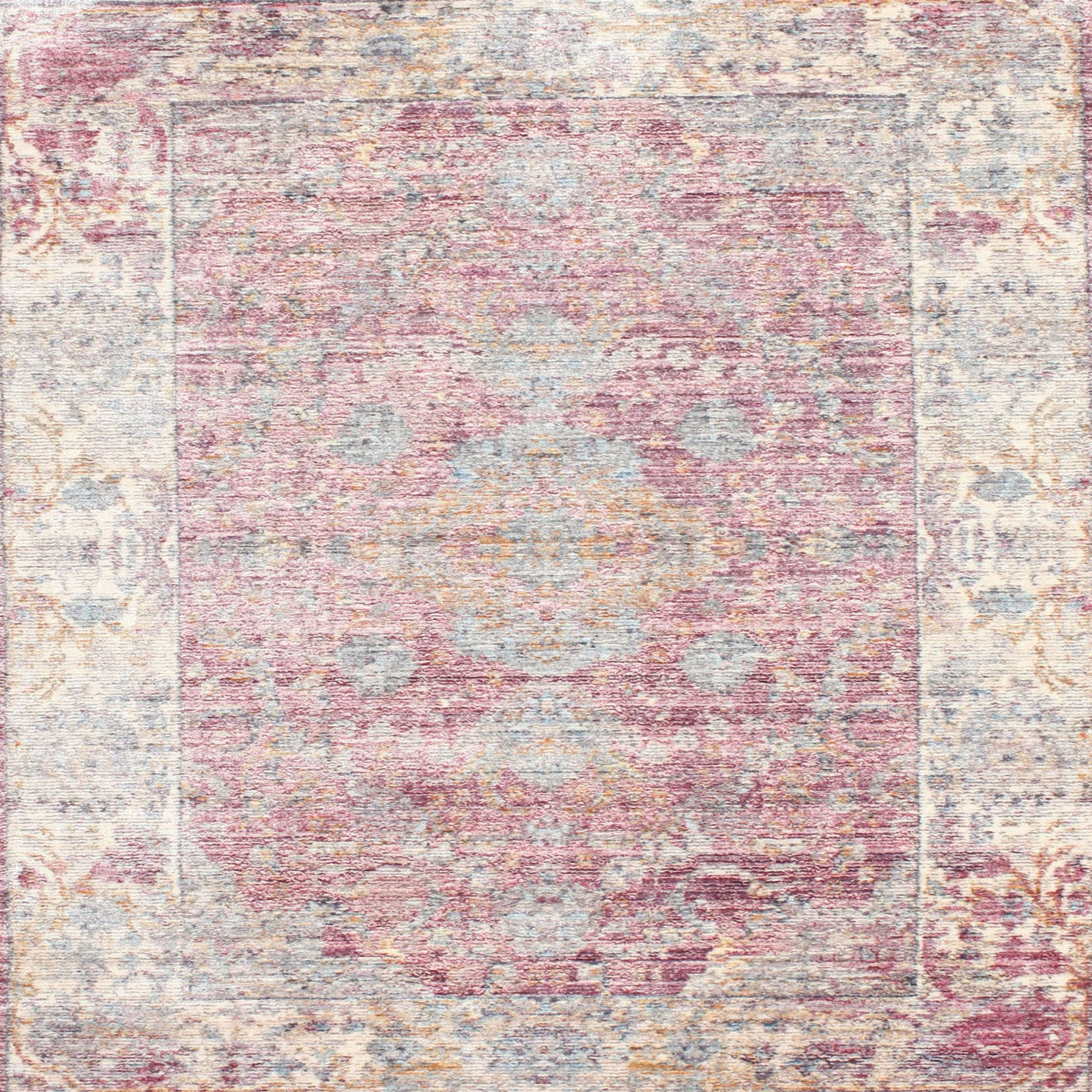 Canora Grey Aryanna Oriental Pink Area Rug Wayfair