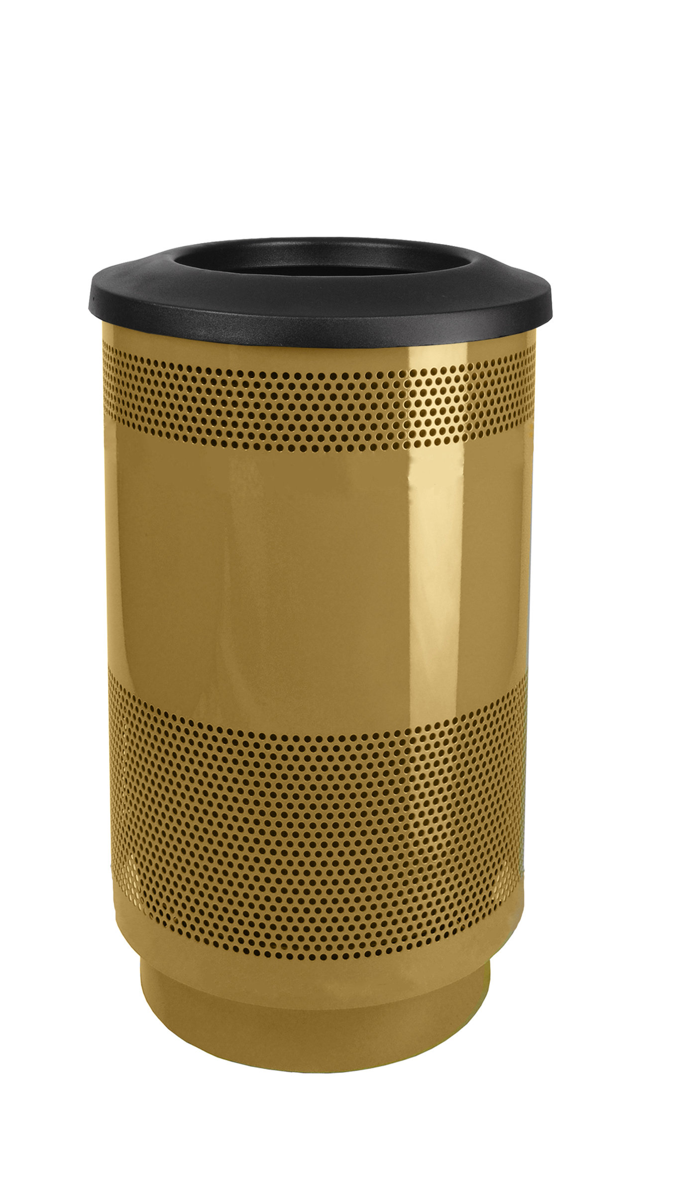 Witt Stadium Series Perforated Metal Receptacle 35 Gallon Trash Can Wayfair