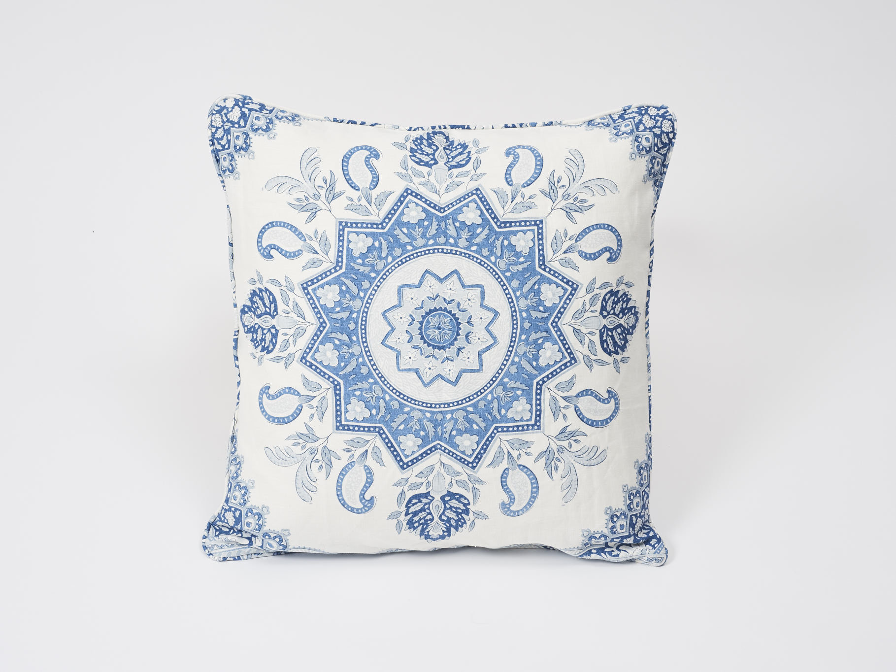 Schumacher Montecito Medallion Linen Throw Pillow Wayfair