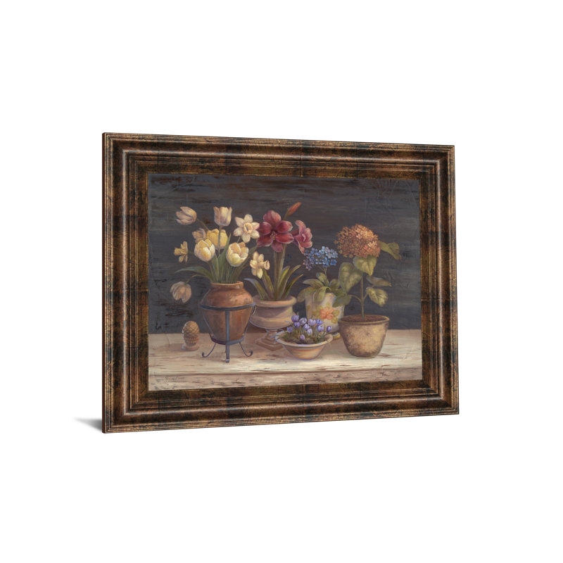 Classyartwholesalers Floral Sensation I By Vivian Flasch Framed Painting Print Reviews Wayfair