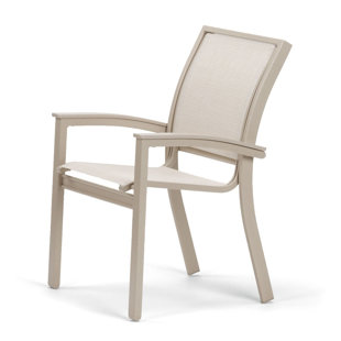 Bazza Grade Polymer/Aluminum Patio Dining Chair by Telescope Casual