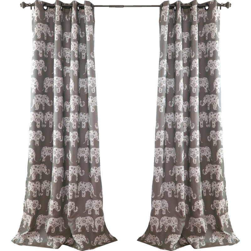 Viv Rae Bennett Wildlife Animal Print Room Darkening Grommet