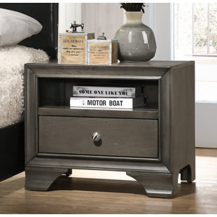 Cleckley 1 Drawer Nightstand by Red Barrel Studio