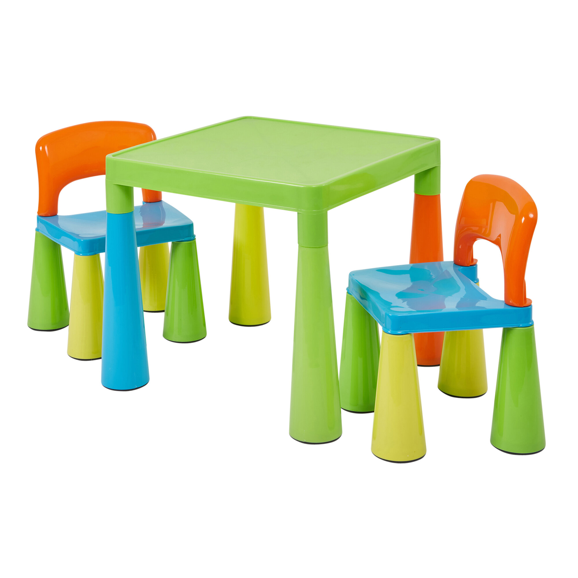 Conard Kids 18 Piece Square Play / Activity Table and Chair Set