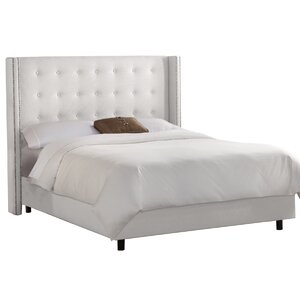 Davet Linen Upholstered Panel Bed