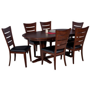 Doretha 7 Piece Dining Set (Set of 7) by Darby H..