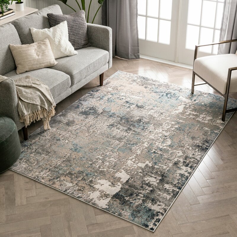 Well Woven Blossom Gray/Green/Brown Rug & Reviews | Wayfair