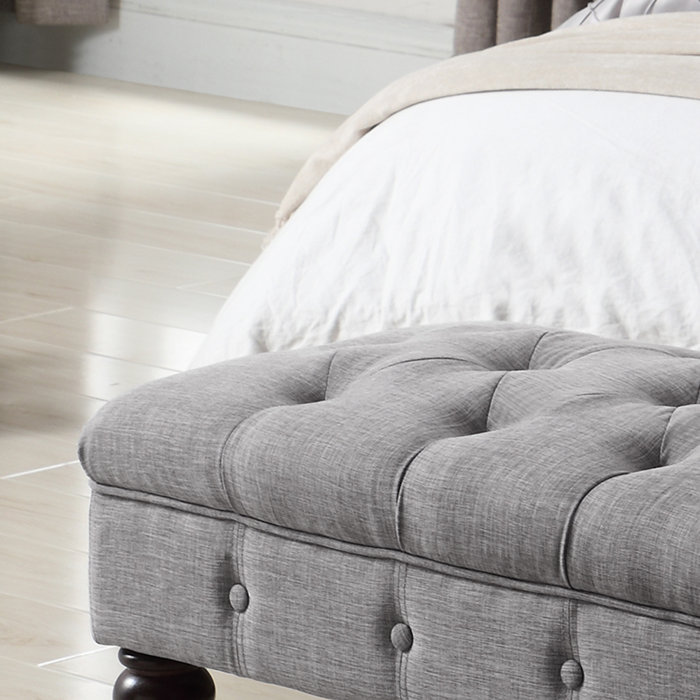 Ophelia Co Suellen Tufted Upholstered Bedroom Bench Reviews