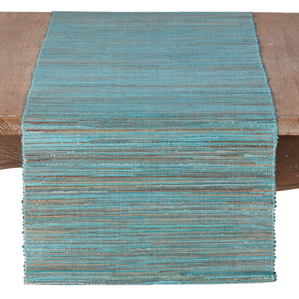 turquoise table runner