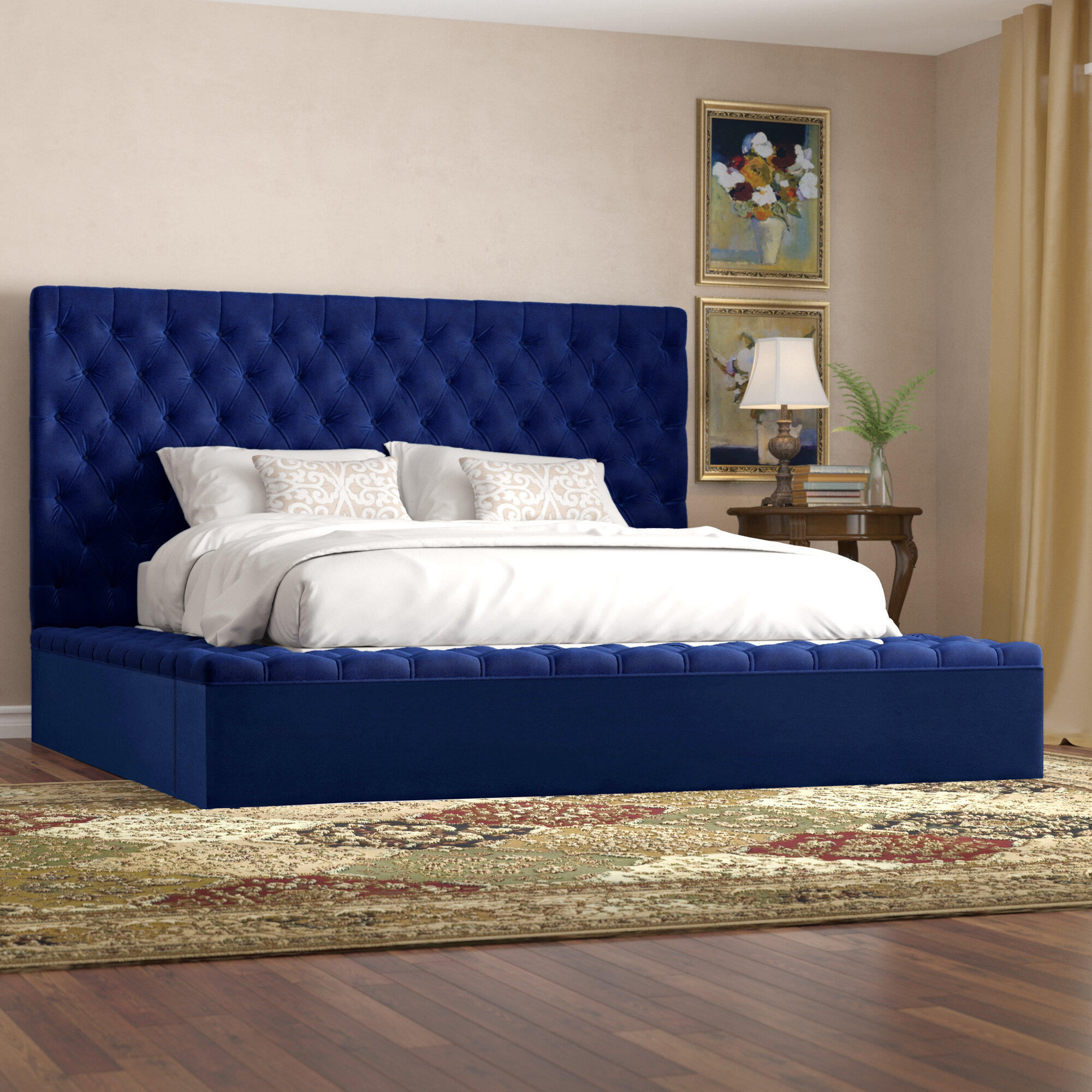 Queen Bed Frame With Storage Wayfair - Storage Beds Free Shipping Over