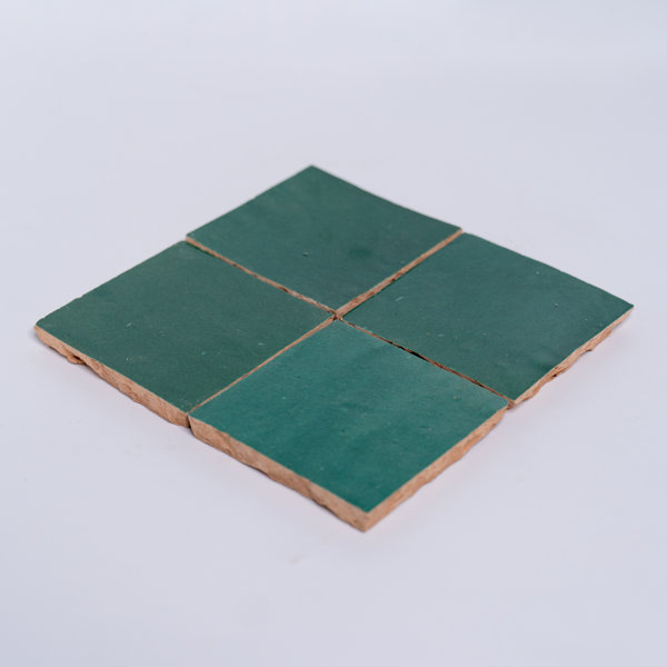 Moroccan Mosaic Tile House 4" x 4" Terra Cotta Spanish ... (600 x 600 Pixel)