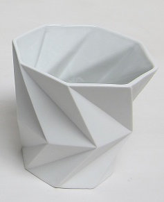 Porcelain Twisty Vase