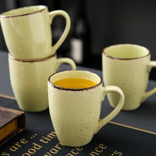 Tassen Becher Tee Kaffee  Keramik 0,3 L  Mehrfarbig  Set Größe 2 