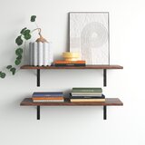 Wayfair | Brown Floating Wall & Display Shelves You'll Love in 2022