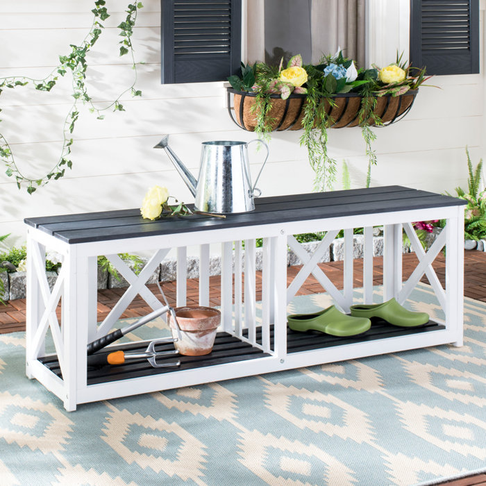 Morgane Solid Wood Cubby Storage Bench Reviews Joss Main