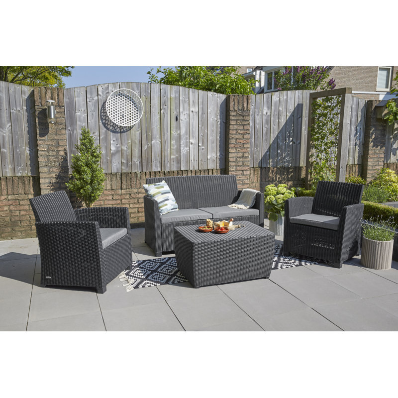 Keter Loana 4 Seater Sofa Set Reviews Wayfair Co Uk
