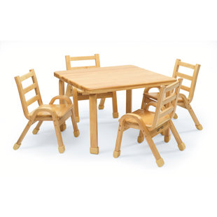 rickey kids 5 piece table & chair set