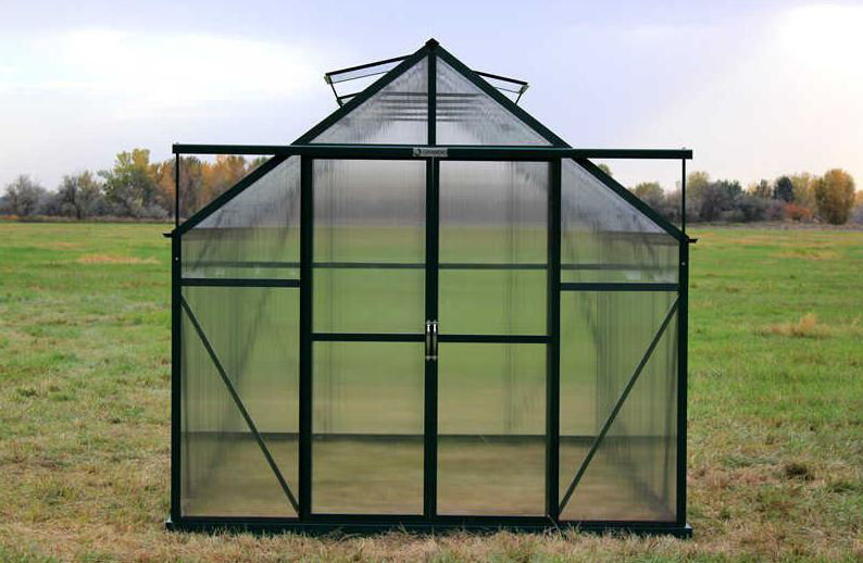 Grandiogreenhouses Ascent Heavy Duty Aluminum 8 Ft W X 12 Ft Greenhouse Wayfair