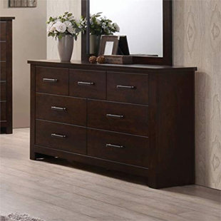 Go to store & view more images Ida Wooden 7 Drawer Double Dresser by Alcott Hill