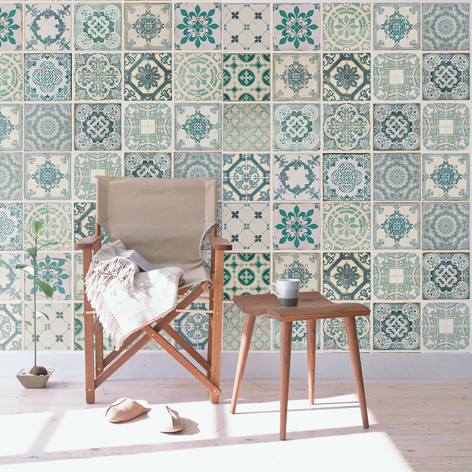 Laude Vive Altenwald Vintage Tiles Wall Sticker Wayfair Co Uk Laude Vive Altenwald Vintage Tiles
