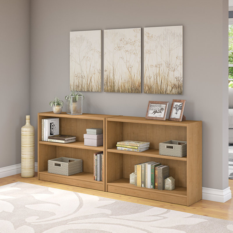 Ebern Designs Kirkbride 29 92 H X 36 93 W Standard Bookcase Reviews Wayfair