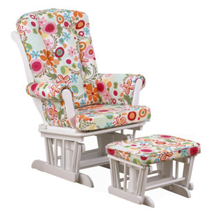Swinney Glider And Ottoman by Harriet Bee Design
