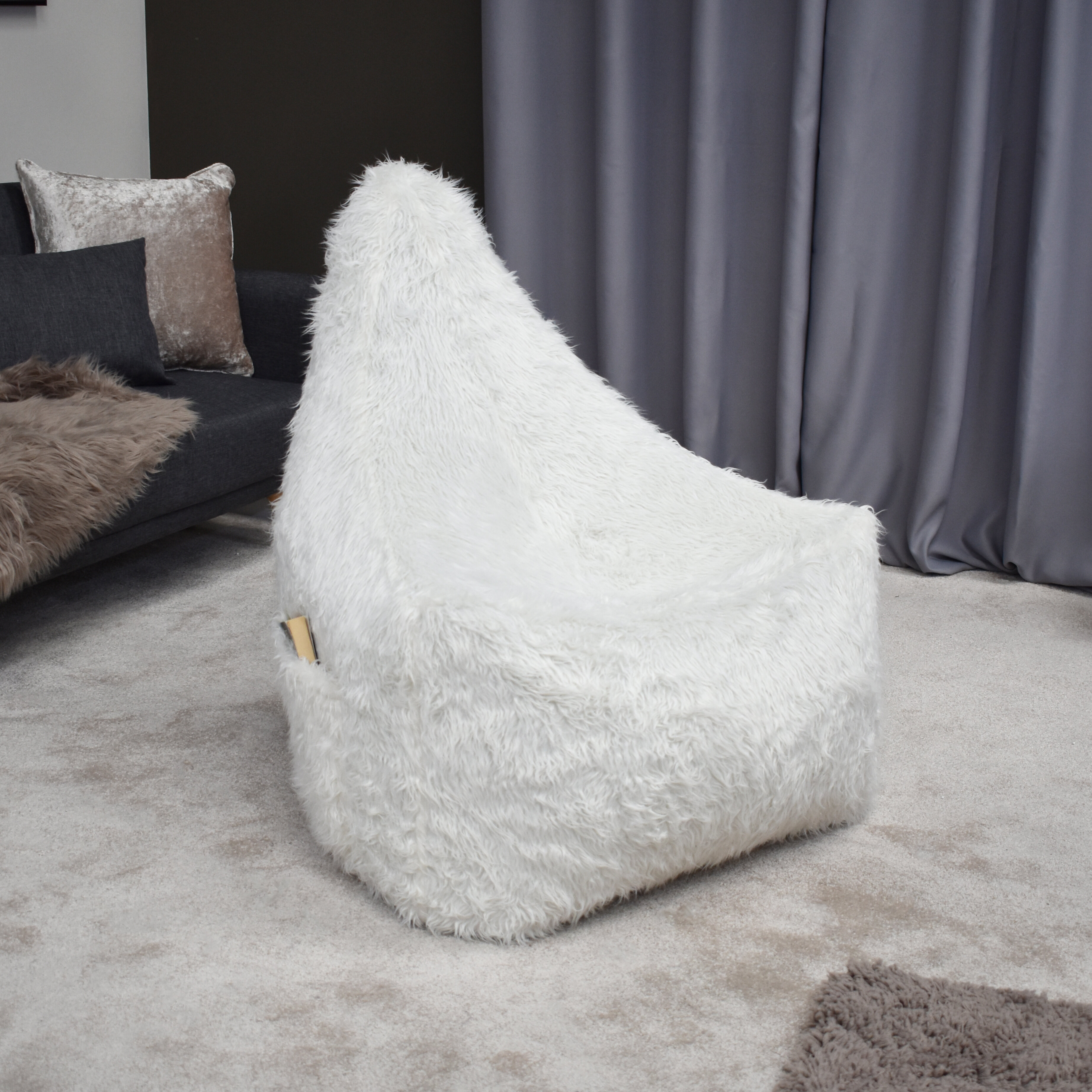 Freeport Park Fur Bean Bag Chair Wayfair