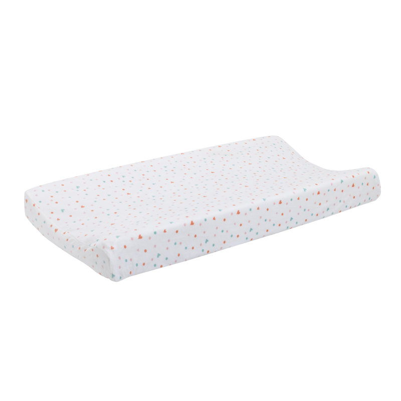 beige changing pad cover