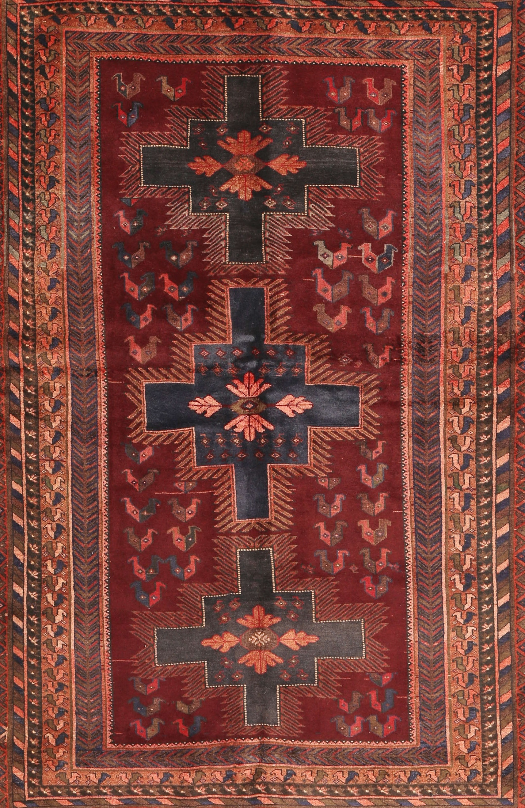 Bungalow Rose Harling Southwestern Red Area Rug Wayfair