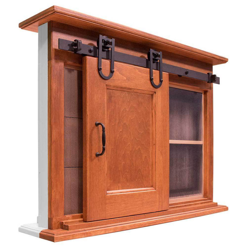 Wright Miniature Rolling Standard Single Track Barn Door Hardware Kit