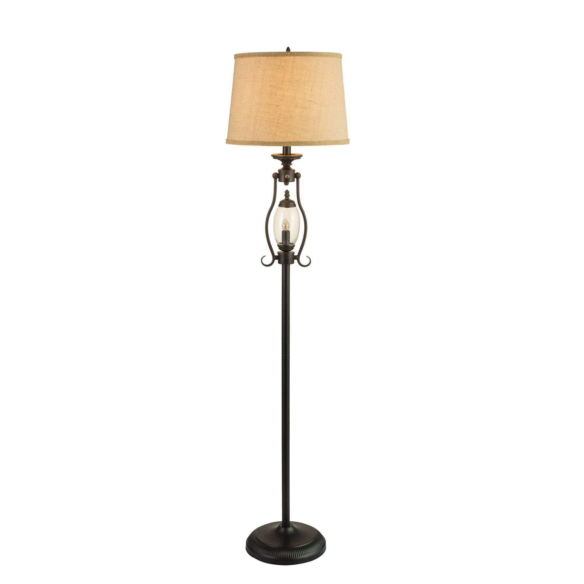 fleur de lis floor lamp