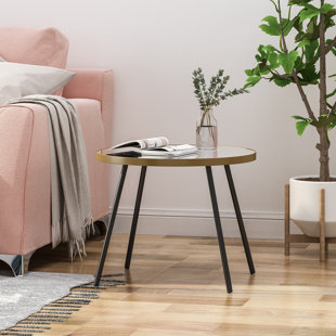 Angelita Minimalist Circular End Table by Brayden Studio Reviews