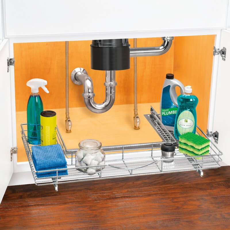 Lynk Professional U Shaped Slide Out Under Sink Pull Out Drawer