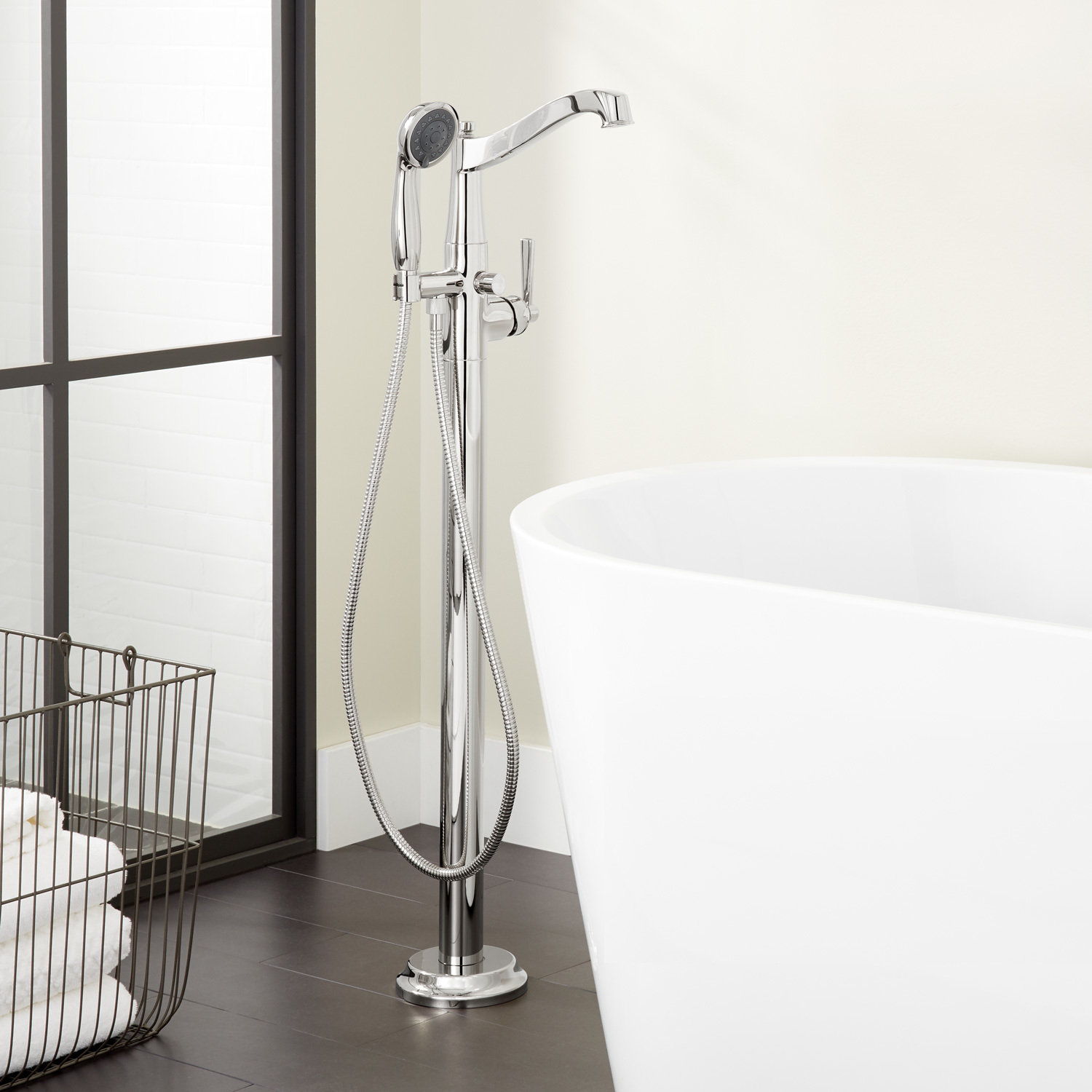 Signature Hardware Freestanding Tub Filler without Rough In Valve Wayfair
