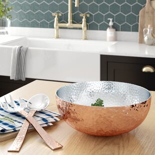 Bowdon Hammered Salad Bowl with review