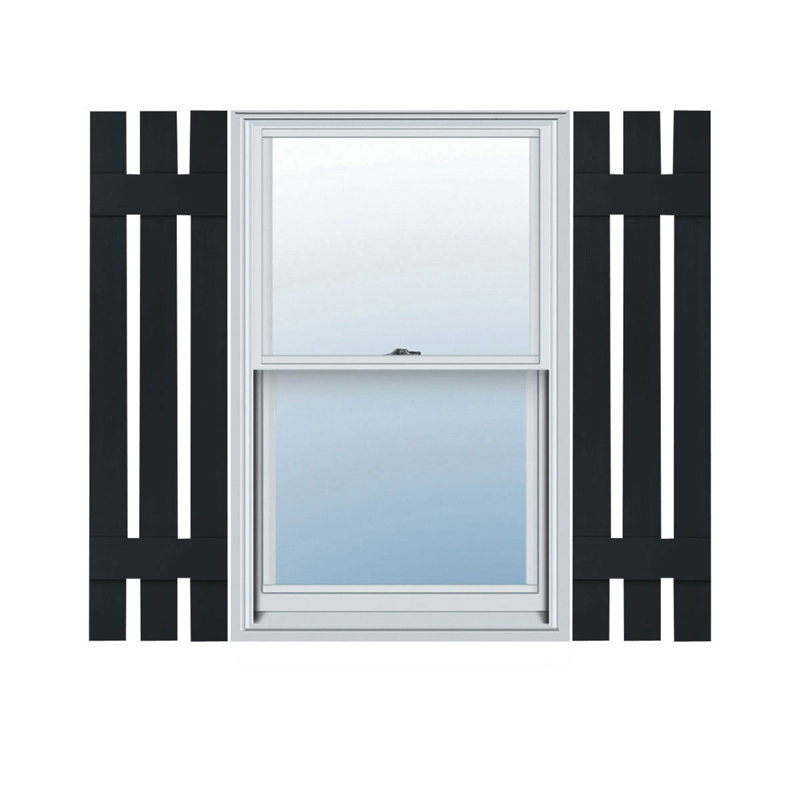 Ekena Millwork Lifetime Vinyl Standard 3 Board Spaced Board N Batten Shutters Reviews Wayfair