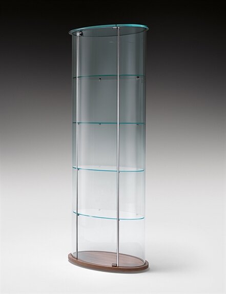 Wade Logan Plattsburgh Wall Glass Display Cabinet Wayfair Co Uk