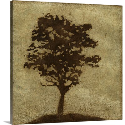 'Gilded Tree I' Megan Meagher Painting Print Millwood Pines Format: Canvas, Size: 24