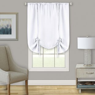 23 W x 63 L HouseLookHome Drapes and Curtains Geometric Blackout Curtains Tie Up Shade Circular Flowers Blind for Living Room Rod Pocket Panel