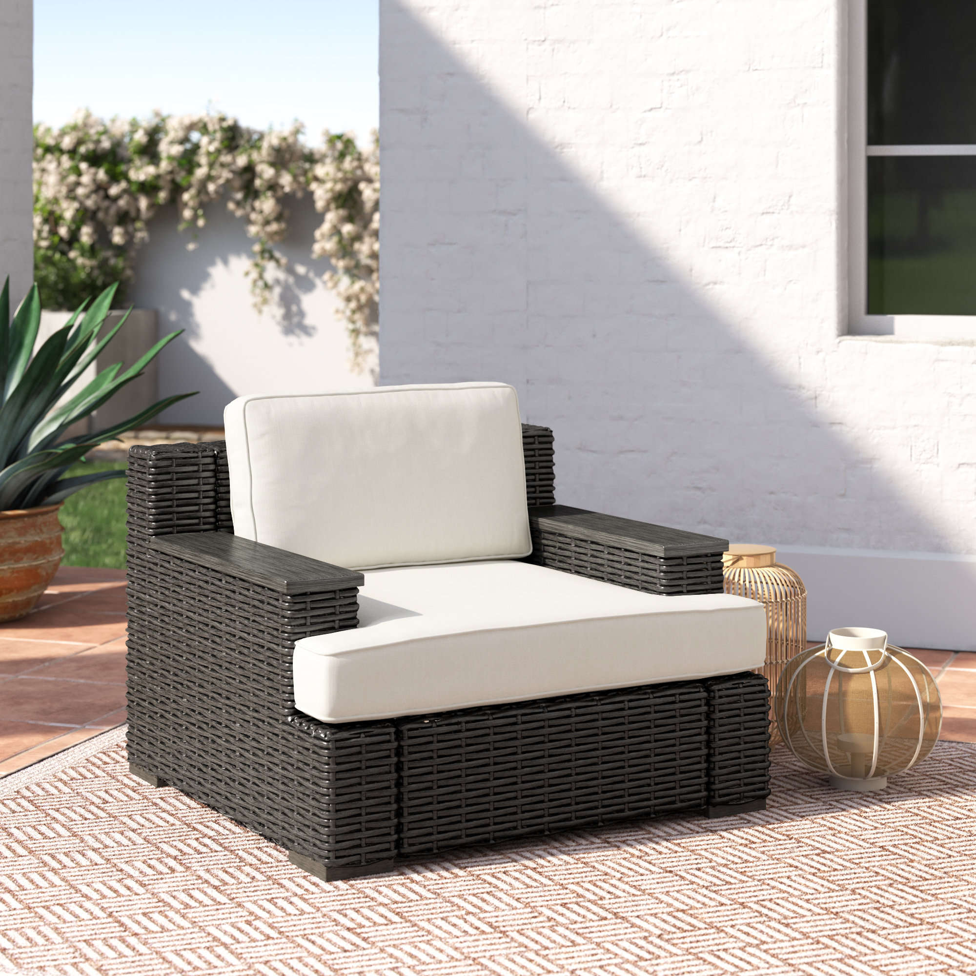 Joss Main Braylon Patio Chair With Cushions Reviews Wayfair Joss Main Braylon Patio Chair With Cushions Reviews Wayfair