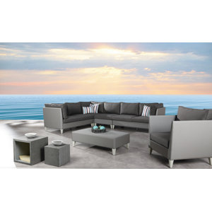 6-tlg. Loungesofa-Set Anna mit Kissen von Kampen..