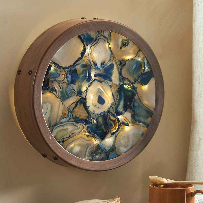 Wind Weather Agate Lighted Wall Décor Wayfair Agate Lighted Wall Décor