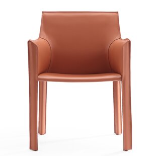 Thais Genuine Leather Upholstered Dining Chair By Latitude Run