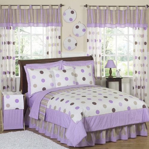Sweet Jojo Designs Mod Dots Purple Comforter Set Reviews Wayfair
