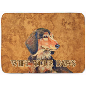 Kimbolton Long Hair Dachshund Memory Foam Bath Rug