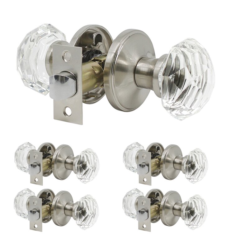 $25.00 a set. 25 Antique CRYSTAL GLASS DOOR knobs with accessories 