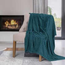 Northpoint Odyssey Ultra Cozy Plush Blanket King Teal 