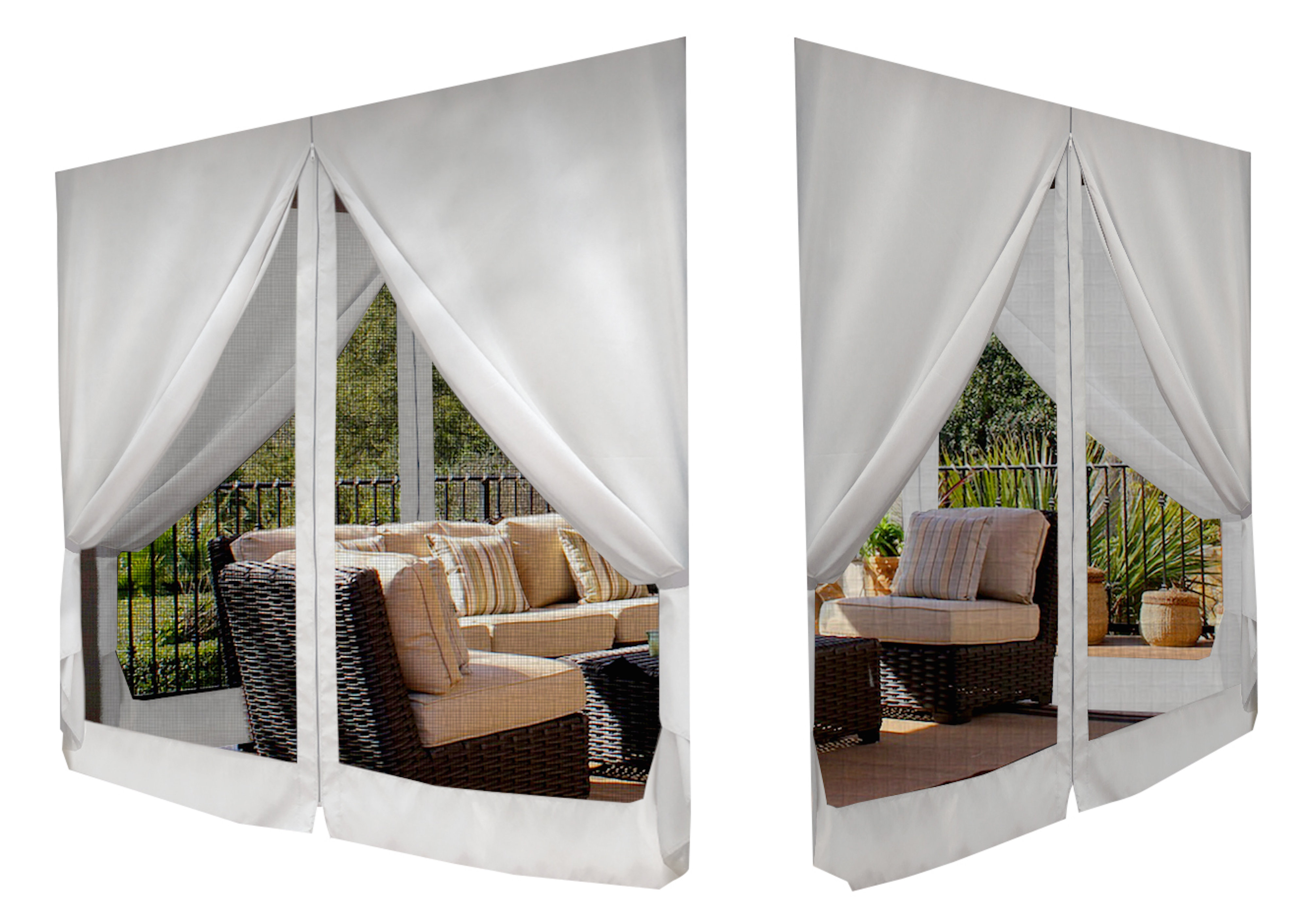 ParagonOutdoor Mosquito Netting and Privacy Panel & Reviews Wayfair